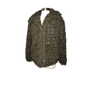 Gorgeous Philosophy Brand Curly Teddy Bear Coat Sz L